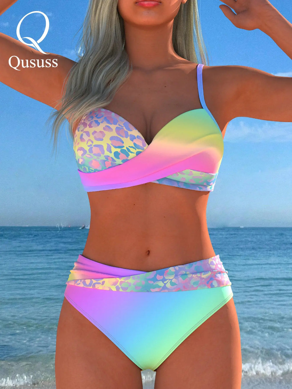 New Arrival Women'S Swimwear Beach Outfits Two Piece Set Summer Beach Festival Vacation Travel Sexy Bikini Sets Best Selling