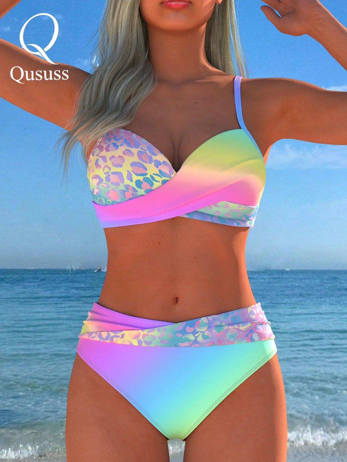 New Arrival Women'S Swimwear Beach Outfits Two Piece Set Summer Beach Festival Vacation Travel Sexy Bikini Sets Best Selling