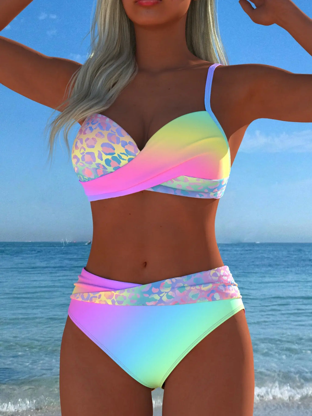 New Arrival Women'S Swimwear Beach Outfits Two Piece Set Summer Beach Festival Vacation Travel Sexy Bikini Sets Best Selling
