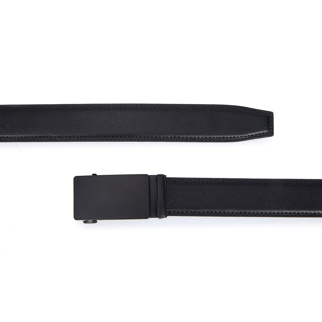 VATAN Premium Belts for Men 2 Pack - Mens Belt Leather Hip Dips Men Belt with Auto Buckle Jeans Belt Golf & Casual Style Trendy Must-Have Belts in Gift Set Box Can Be Cut to Adjust Length, Guys Gifts, Gifts for Him