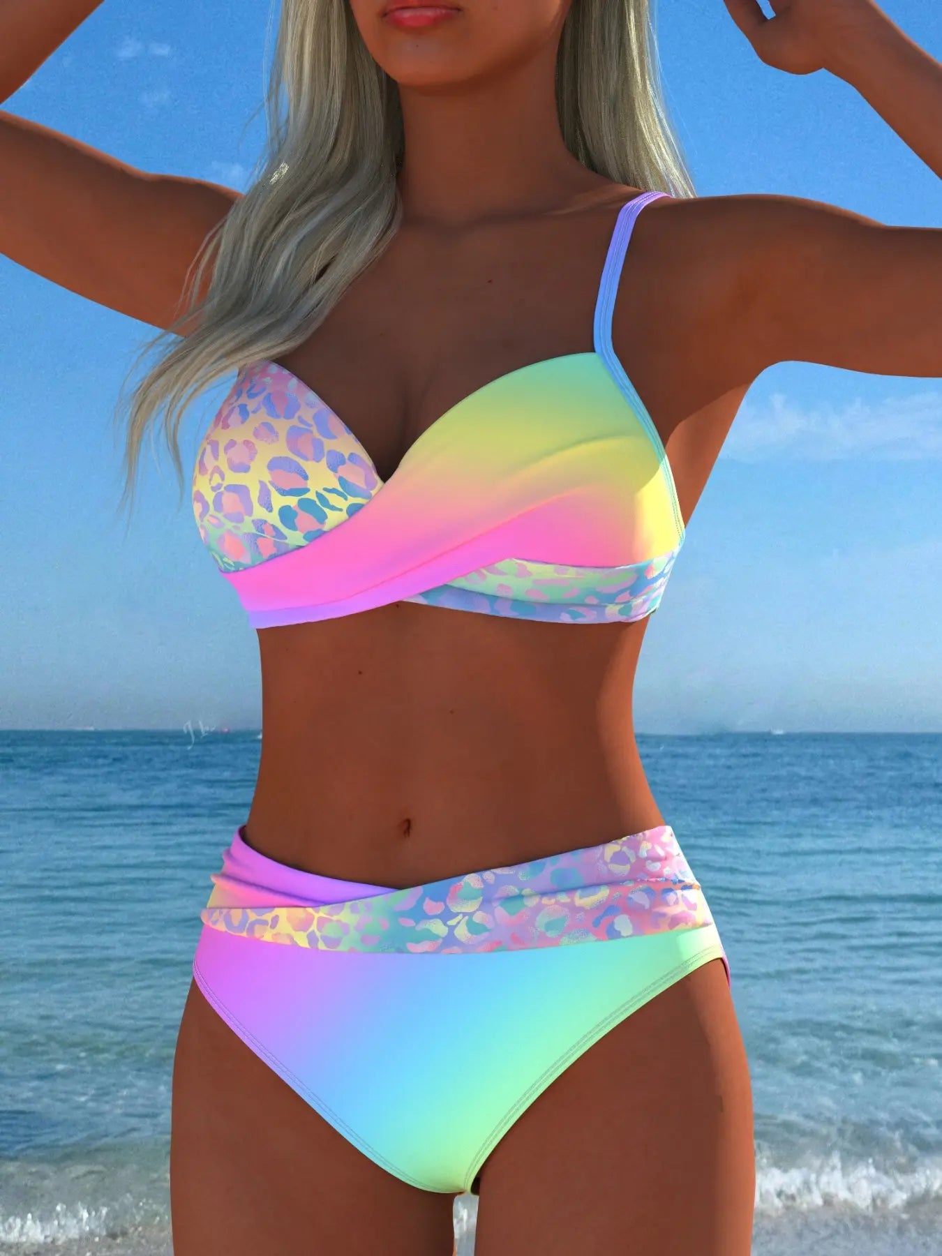 New Arrival Women'S Swimwear Beach Outfits Two Piece Set Summer Beach Festival Vacation Travel Sexy Bikini Sets Best Selling